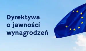 Dyrektywa o jawności wynagrodzeń od kiedy? Flaga UE na tle błękitnego nieba.