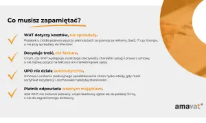 Podatek u źródła (WHT) dotyczy kosztów, nie sprzedaży. Kluczowa jest treść umowy, nie faktury. UPO nie działa automatycznie. Płatnik odpowiada własnym majątkiem.