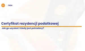 Certyfikat rezydencji podatkowej: jak go uzyskać i kiedy jest potrzebny? Grafika przedstawia terminal płatniczy Nexi.