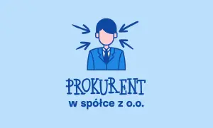 Prokurent w spółce z o.o. - mężczyzna w garniturze, na którego skierowane są strzałki.