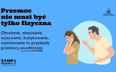 Przemoc psychiczna, jak obrażanie i wyzywanie, jest równie niszcząca. Stop przemocy domowej.