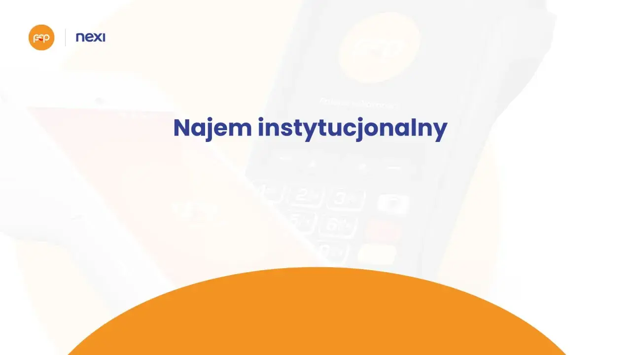 NEXI i PSP oferują rozwiązania dla najmu instytucjonalnego. Terminal płatniczy z klawiaturą i ekranem.