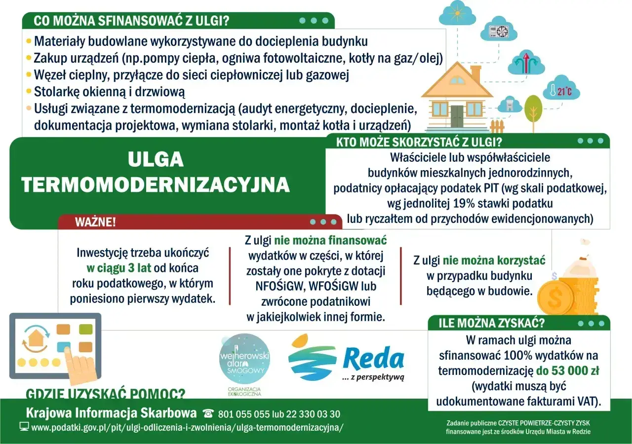 Ulga termomodernizacyjna: materiały, urządzenia, usługi. Skorzystaj, by obniżyć rachunki za ogrzewanie.