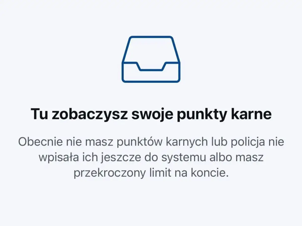 Tu sprawdzisz swoje punkty karne. Brak wpisów w CEPiK lub przekroczenie limitu.