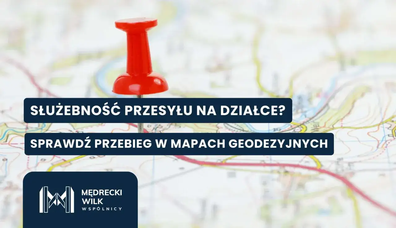 Czerwony pinezka na mapie. Tekst: