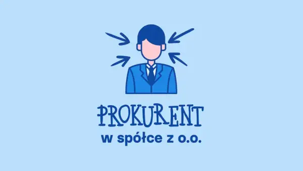 Prokurent w spółce z o.o. - mężczyzna w garniturze, na którego skierowane są strzałki.